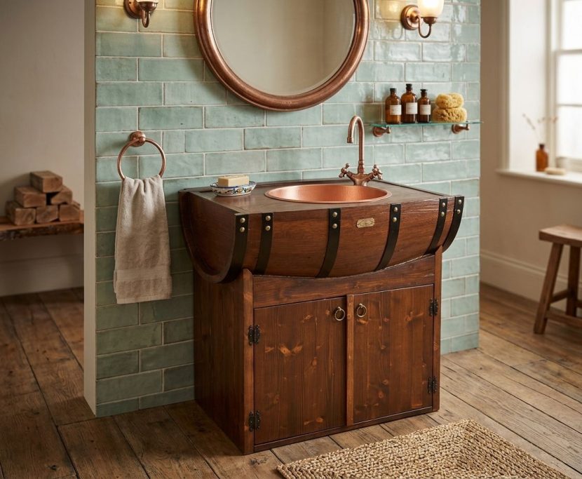 Lavabo tonneau
