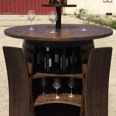 Cave à vin avec réhausse centrale