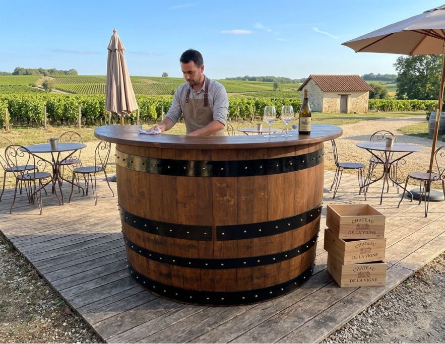 Comptoir d'angle 180