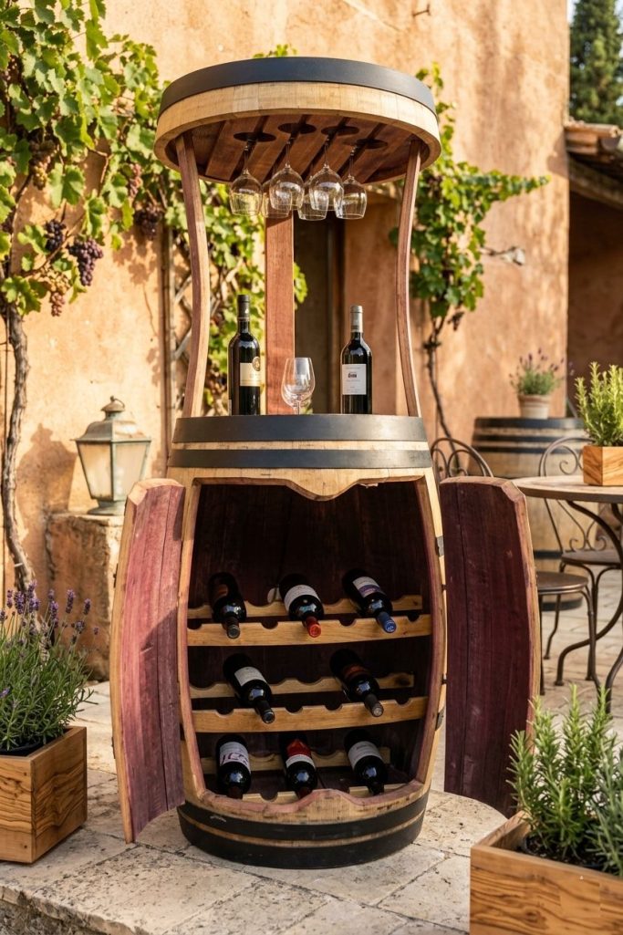 Coin Bar avec porte verre
