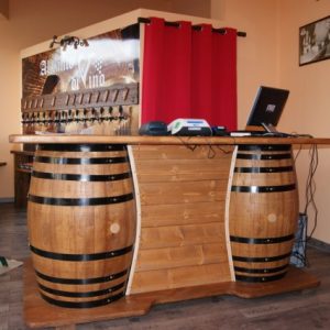 Comptoir de bar 2 fûts plein