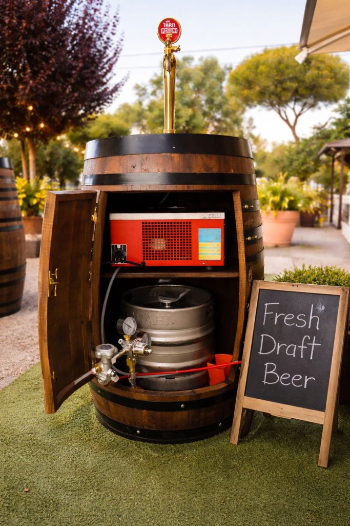 Tireuse à bière dans fût